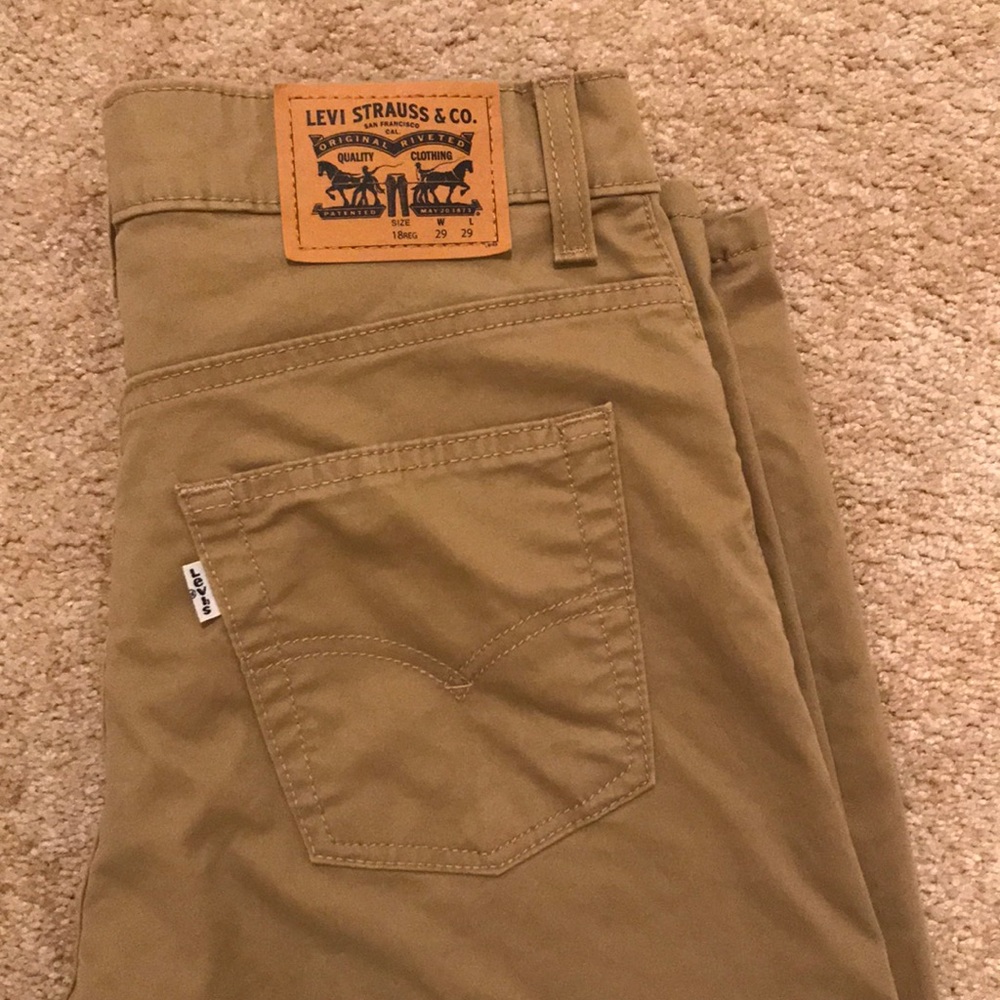 Levi's Kids Casual Tan Bottoms